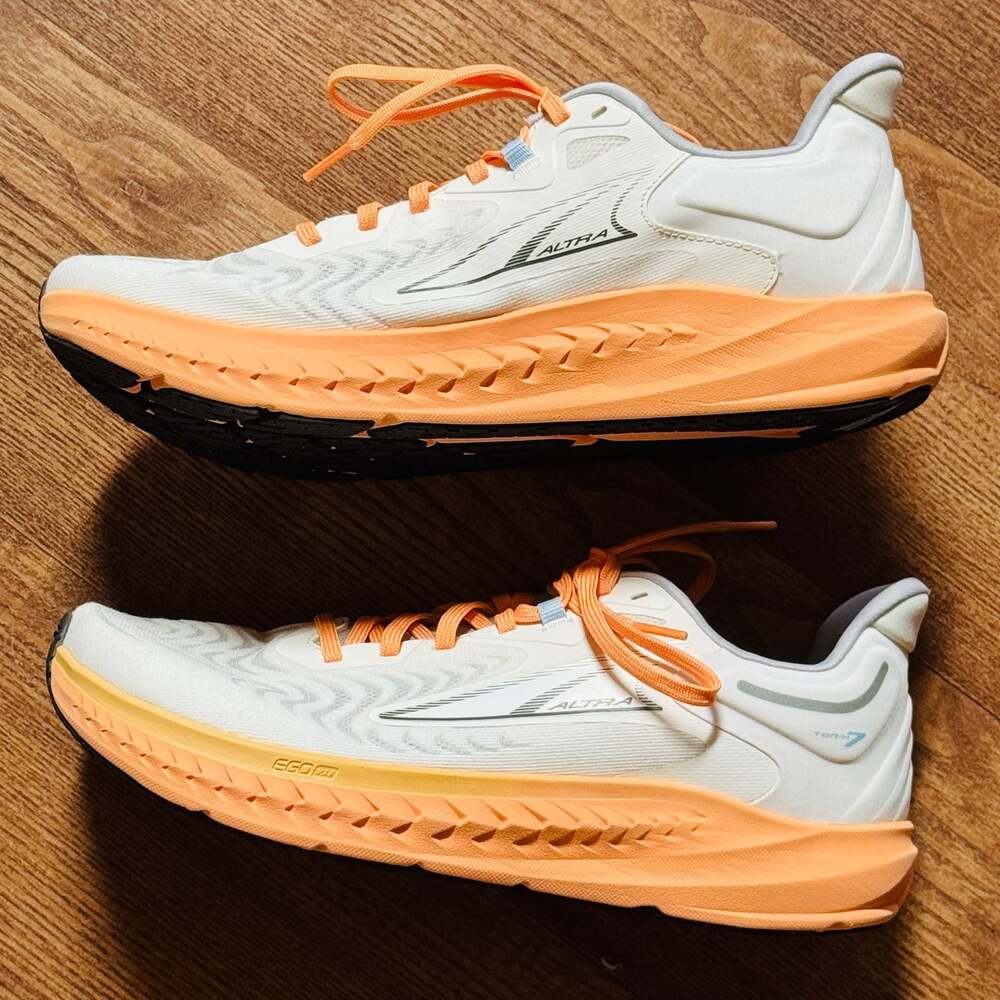 Altra Torin 7 Women's Running Shoes White Orange Size 11